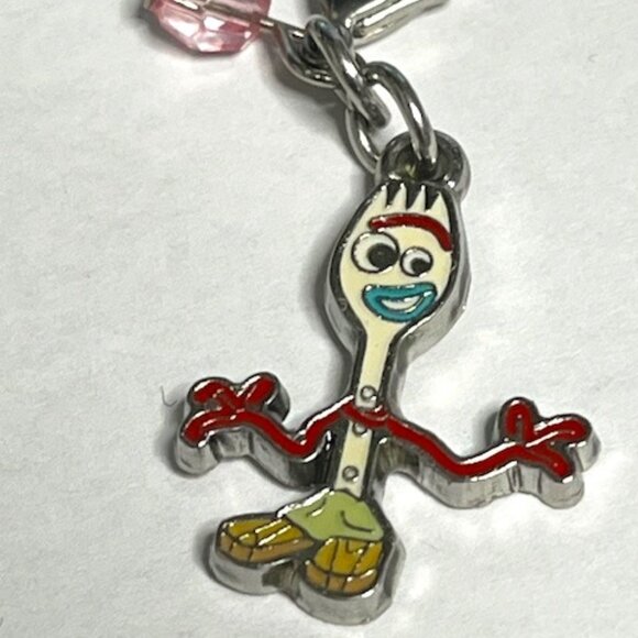 Disney Parks Dangle Charm "Forky" Toy Story 4 Enamel Metal - Picture 3 of 5